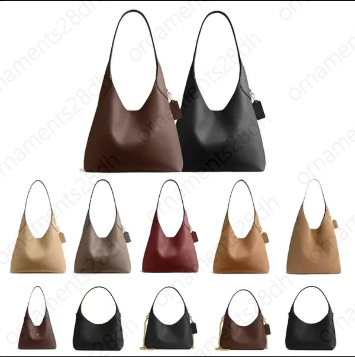 Brooklynn bag brooklynn bag 28 single shoulder YN bag brooklyn 39 Large Capacity Minimalist Handbag classical tote bag winter brown suede bag 23cm crossboday bag