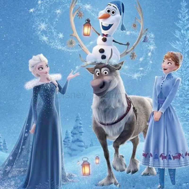 Disney Frozen Snow Elsa Princess Dress Women Perform Cute Game Clothing Female Cosplay Clothes Velvet Dress Halloween Costume H251013