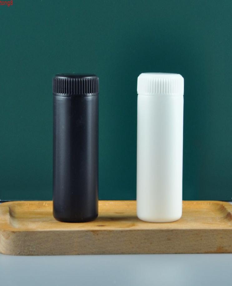 50pcs 60g blackwhite talcum powder bottles Sifter Bottle 60ml Portable baby empty bottlehigh qty8721447