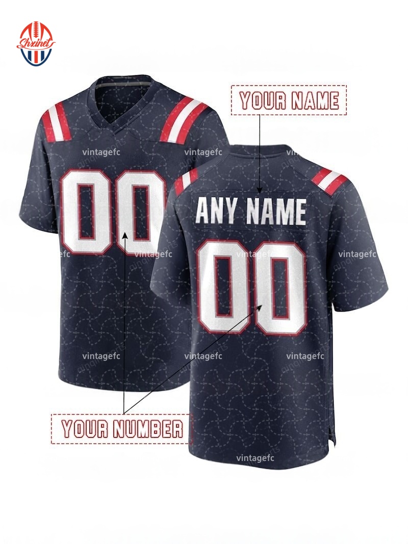 The 2025 season's new personalized Brady12, MAYE10, Moss 81, Seymour93, Tippett 56 Storm Blue competitive edition adult short-sleeved children�