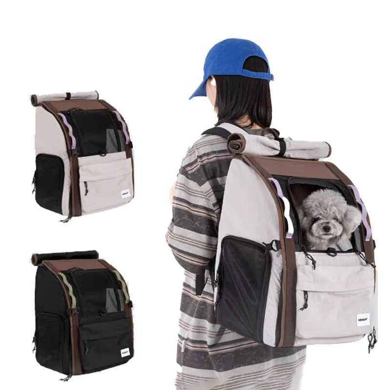 Space Capsule Pet Double Shoulder Bag Cat Dog Bag Pet Outdoor Portable Cat Carrier Bag Large Capacity Backpack for Cats C251013