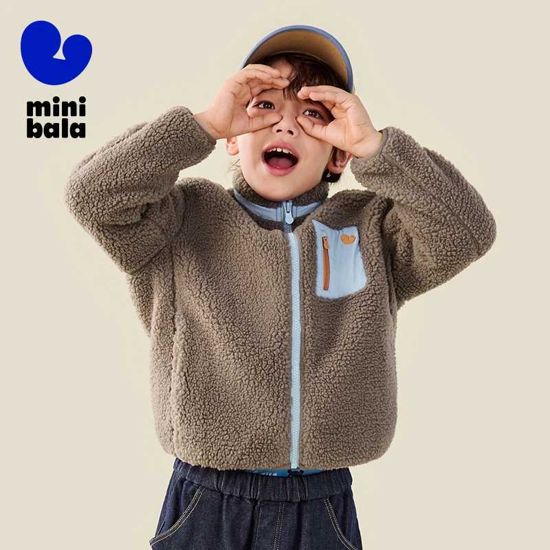 Mini Bala Fleece Jacket Kids 2025 Autumn Parent and Child Style Outdoor AntiStatic Warm Outerwear C251013