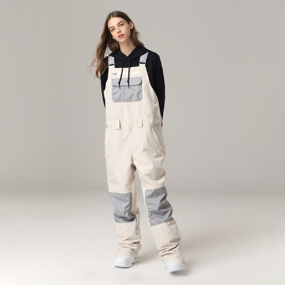 Snow Pants Women Ski Jumpsuit Men Women Ski Bib Pants Overalls Winter Outdoor Sports Windproof Waterproof Skiing Snowboard Pants 250902