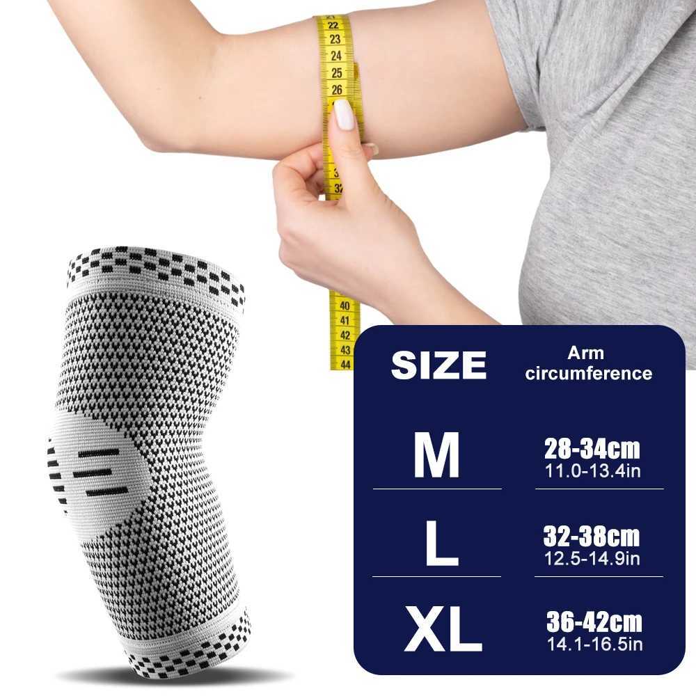 1 PCS Elbow Support SLEeve for Gym Tennis ComprESSion Brace for Tendonitis Pain ReliEF Injury Recovery Unisex C251013