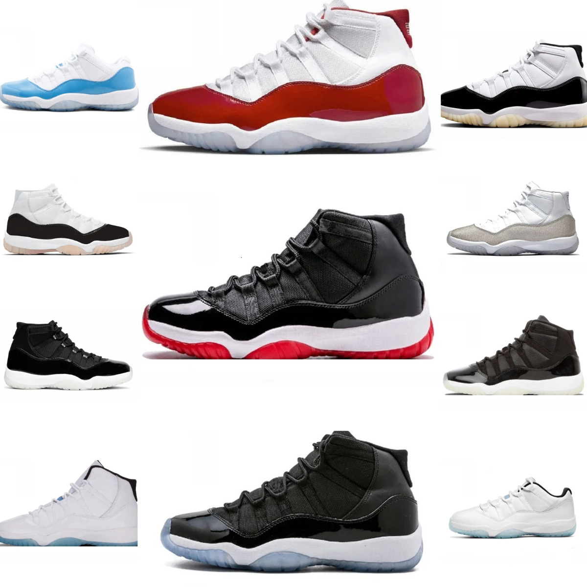 11 J11 Jump Mens Basketball Shoes Trainers Men Women 11s Jubilee Brand Cherry DMP Gratitude Bred Space Jam Gamma Blue 45 Easter High Low Designer Outdoor Sneakers B55