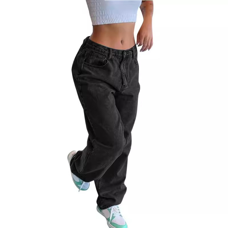 Casual loose denim pants for women 230330