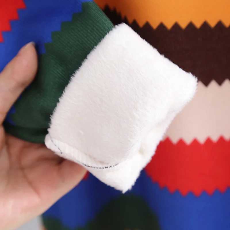 Boys and Girls Sweaters Thickened AutumnWinter New Fashionable Childrens Knitted Sweaters Girls and Boys Tops C251013