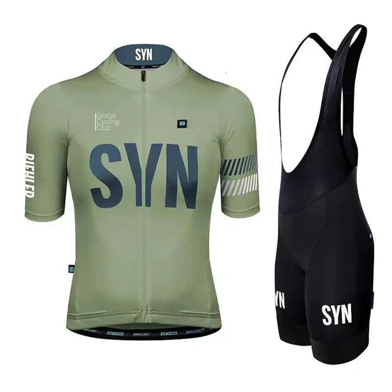 SYN CYCLING JERSEY Mens and womens summer road cycling short sleeved set breathable quick drying jersey bib 251013