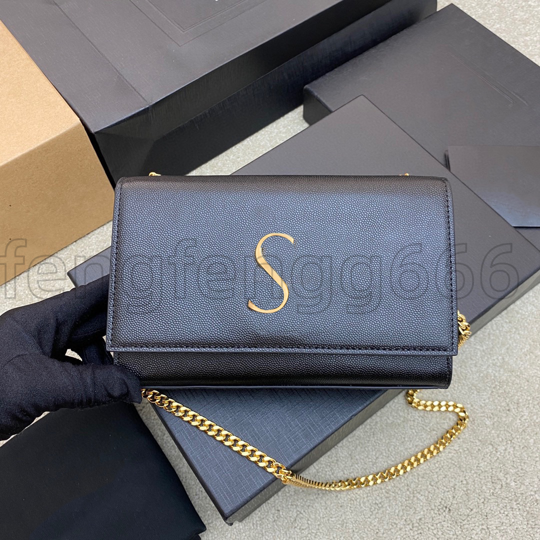 Womens mens KATES chain Shoulder Bag Luxury Designer bags Top quality crossbody classic flap envelope bag Clutch fashion leather satchel Evening Bags Wallets