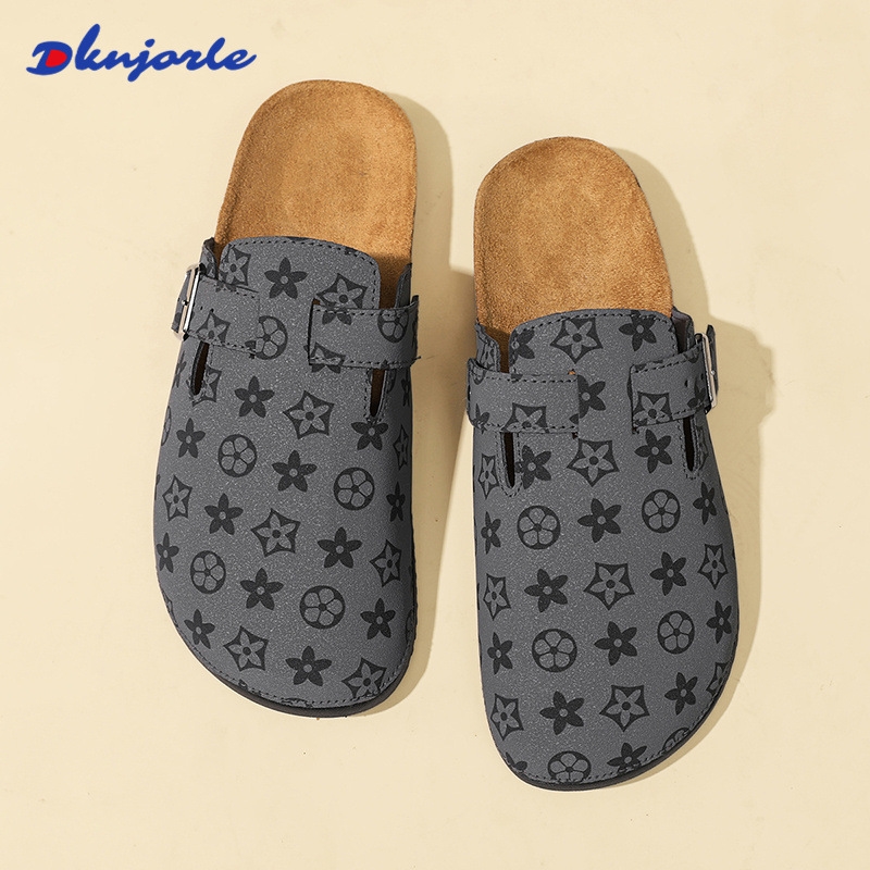 Designer Slippers for men and women: Summer half-slipper for outerwear, fashionable, comfortable and versatile. One-step flip-top casual cool slippers
