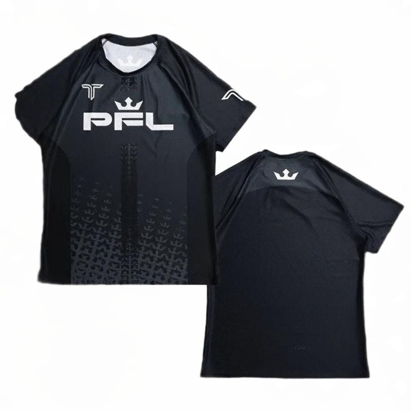 2024 New Adult Arrival Summer Sparring PFL Walk Out Raglan Short SLeeve supporter T-Shirt Oversized Boxing Z250527