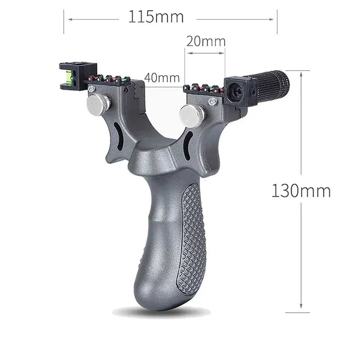 Highpower Laser Aiming Slingsshot Outdoor Sports Hunting Shooting Catapult Competition Practice Slingshot Hunting Acories Y251013