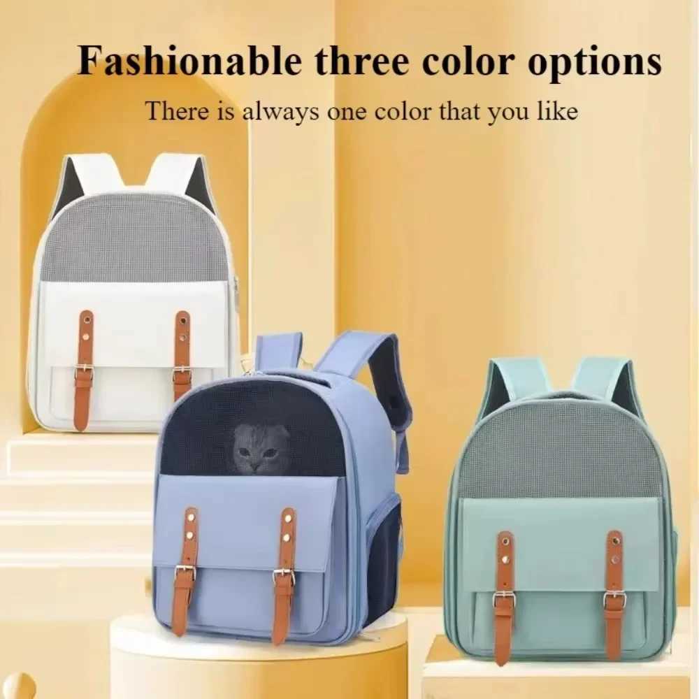 Pet Backpack Carrier Large Capacity Cats Backpacks Cat Boxes For Small Cats Dogs Simplicity Pets Backpack Adjustable Pets Bag C251013