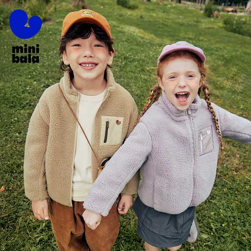 Mini Bala Fleece Jacket Kids 2025 Autumn Parent and Child Style Outdoor AntiStatic Warm Outerwear C251013