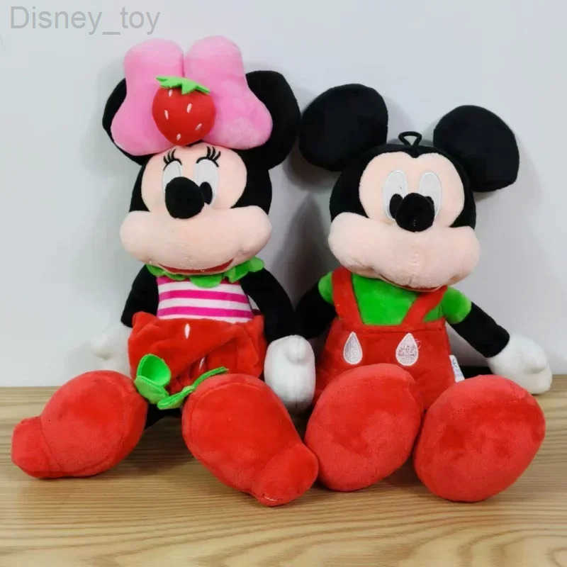 Disney Lovely Mickey Mouse Minnie Anime Stuffed Soft Plush Doll Toy Throw Pillow Children Christmas Birthday Present H251013