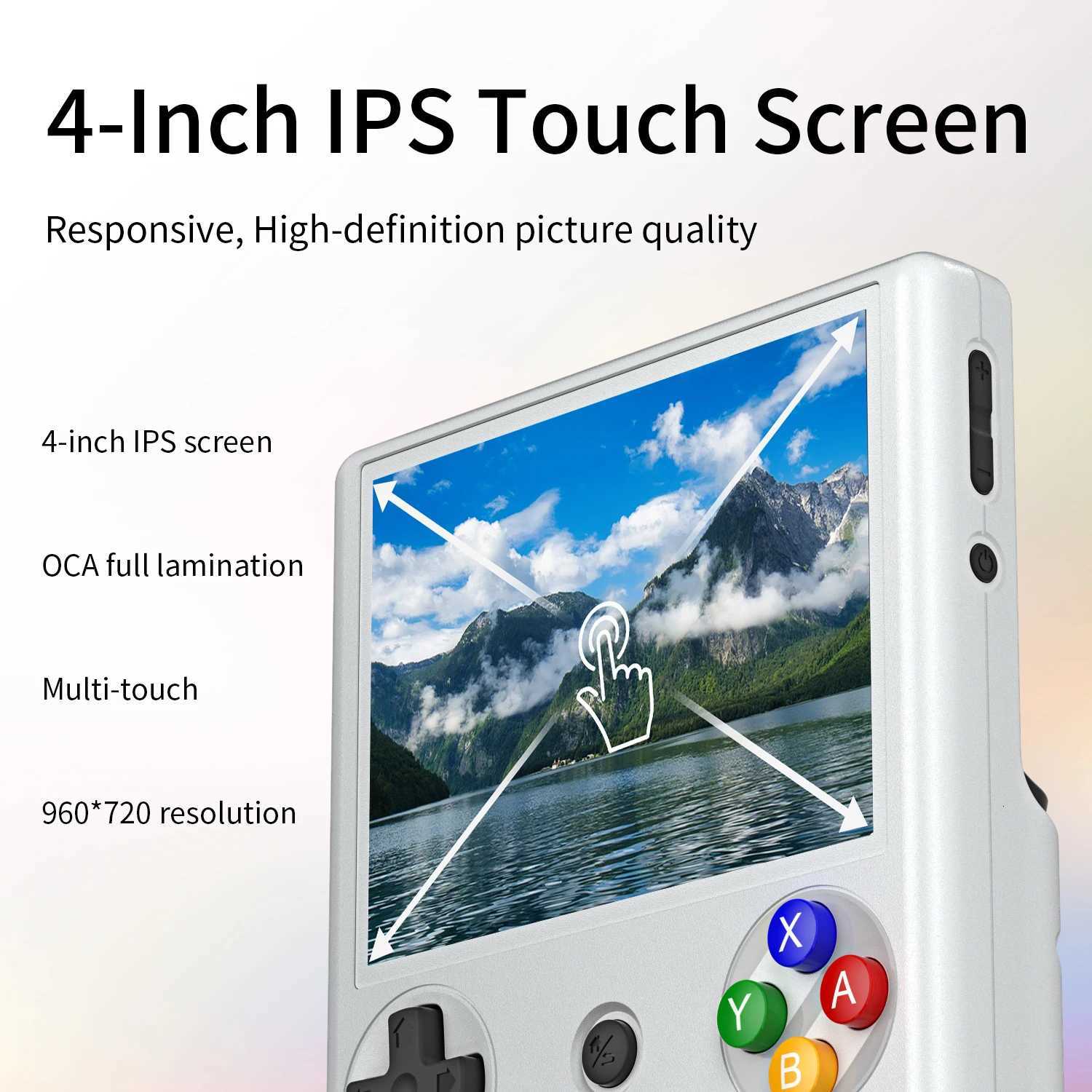 ANBERNIC RG406V Handheld Game Console RG 406V 4inch IPS Mtitouch Sn Retro Game Player Android 13 5500mAh 1080p DP Output H251013