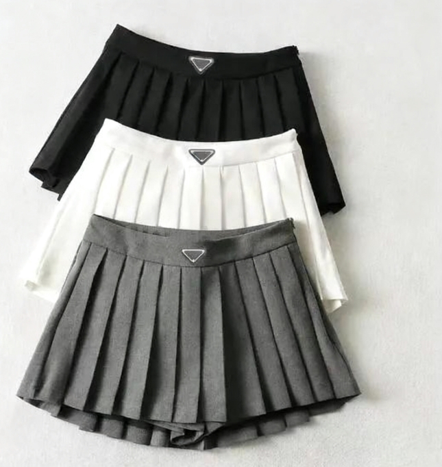 New Designer Womens Sexy Mini Skirts Luxury Dress Women Vintage Pleated Skirt High Waist Skirt Tennis Sports Skirts -8 Short Casual Woman Petticoat DZG2412261
