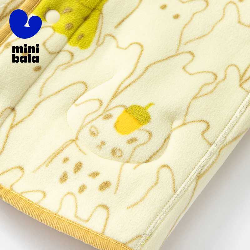 Mini Bala Kids Jacket 2025 Winter New Anti Static Reversible Casual Two Sided Wear Coat C251013