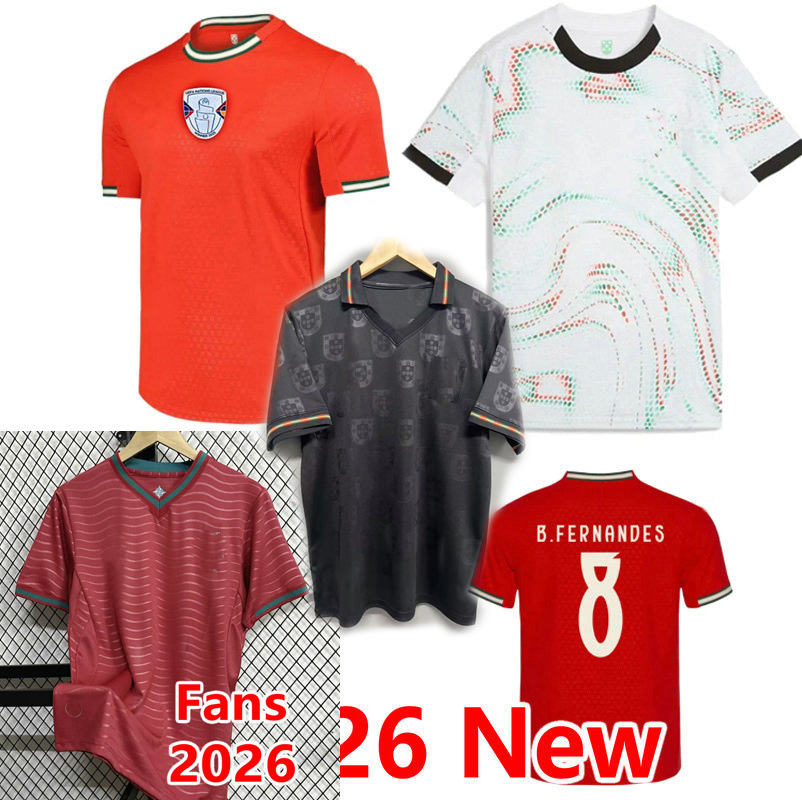 2025 poRtUgaL's rONaldO BERNARDO soccer jerseys B. FERNANDES JOAO FELIX CANCELO Portuguese football shirt G. RAMOS DIOGO J. RAFA LEAO RUBEN Men Kids uniforms S-4XL
