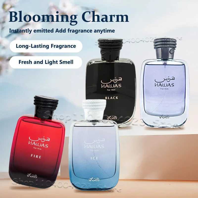 00ML RASASI Hawas Fire EDP Spray Long Lasting Arabian Perfume For Men With A Fiery Essence Middle Eastern Brand Perfume W251013