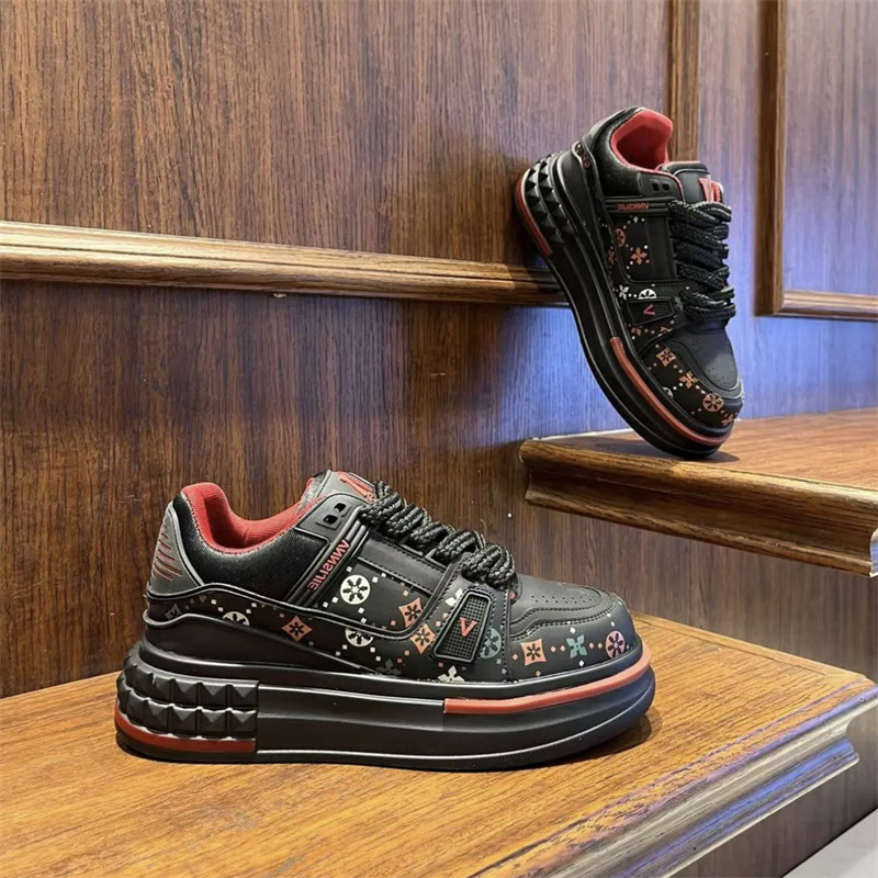 Free shipping designer Casual Shoes Thick soft soled casual sports for men fashionable comfortable running shoes doudoune Polished white