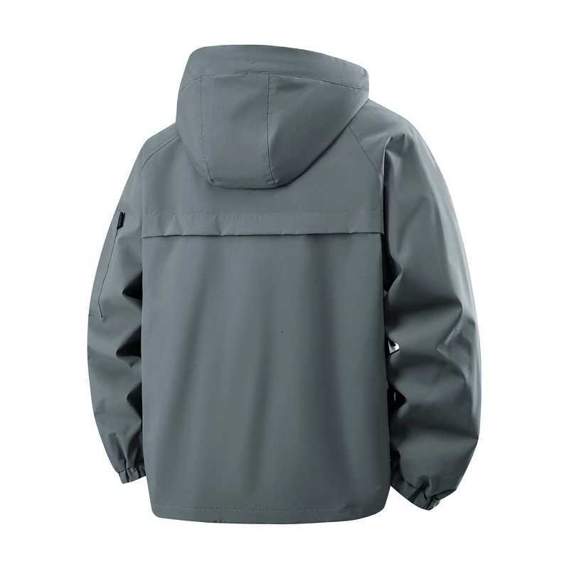 Outdoor Unisex Windproof Waterproof Spring Autumn Cam Fishing Hooded Sport Coat Running Hiking Coup Charge Y251013