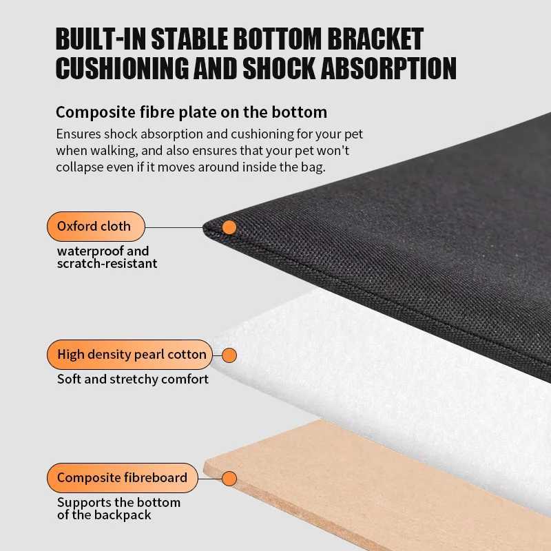 Pet Chest Backpack Front Carrying Tote Backpack Dogs and Cats Breathable Portable Outdoor Bag Shoulder Cat Bag C251013