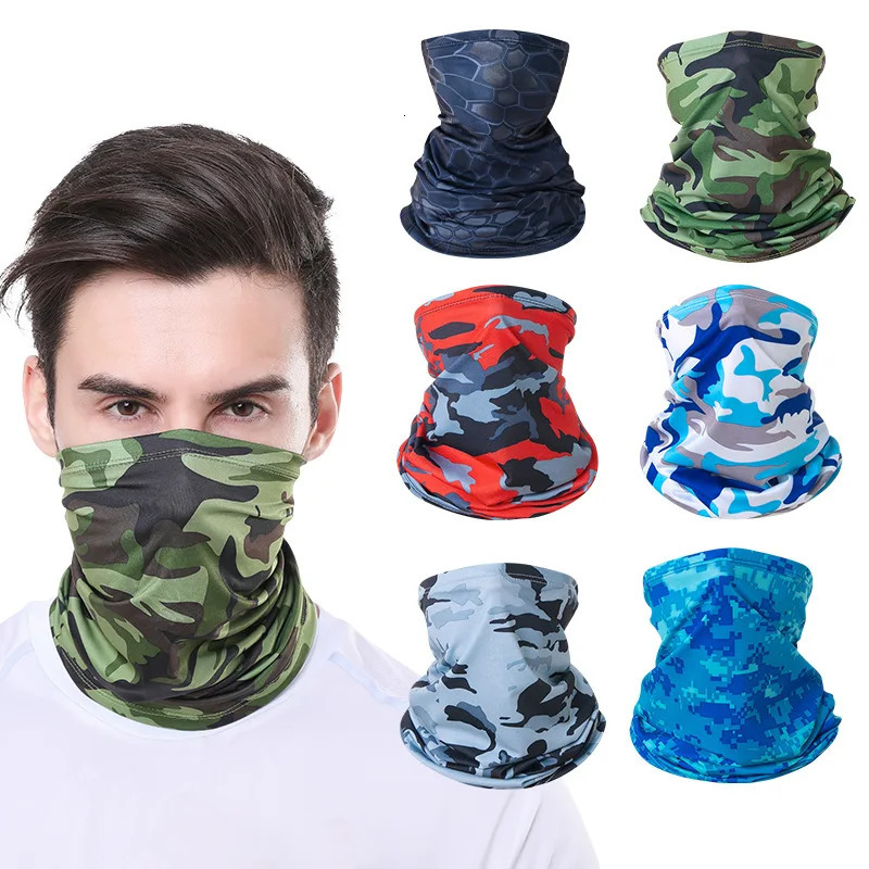 Outdoor Bandana Scarf Seamless Balaclava Buffs Neck Warmer Cycling Motorcycle Windproof Scarf Sun Protection Fishing Face Mask 251013