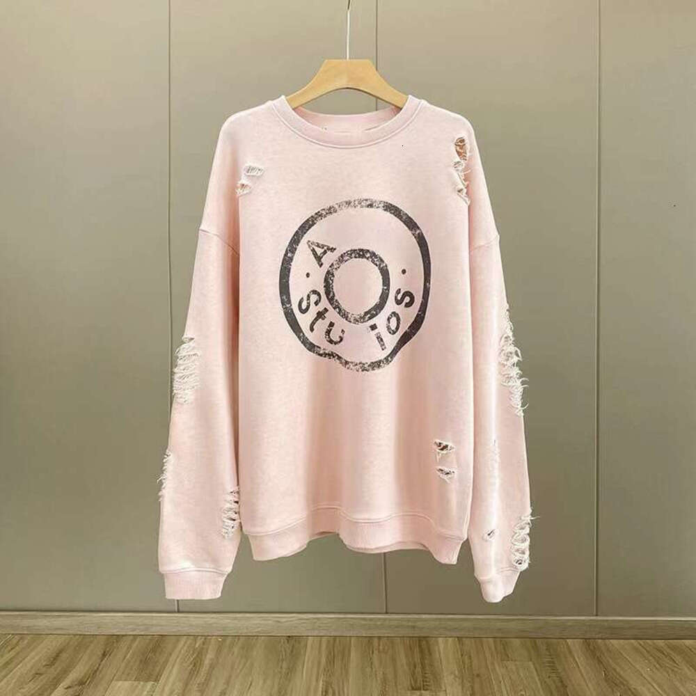 Acnes Hoodie Mens Designer Acnes Tshirt Hoodies Men's Luxury Long Sleeve Tshirt Sweater Womens Streetwear Pullover Sweatshirt Loose Hoody Couple Top Jacket 161