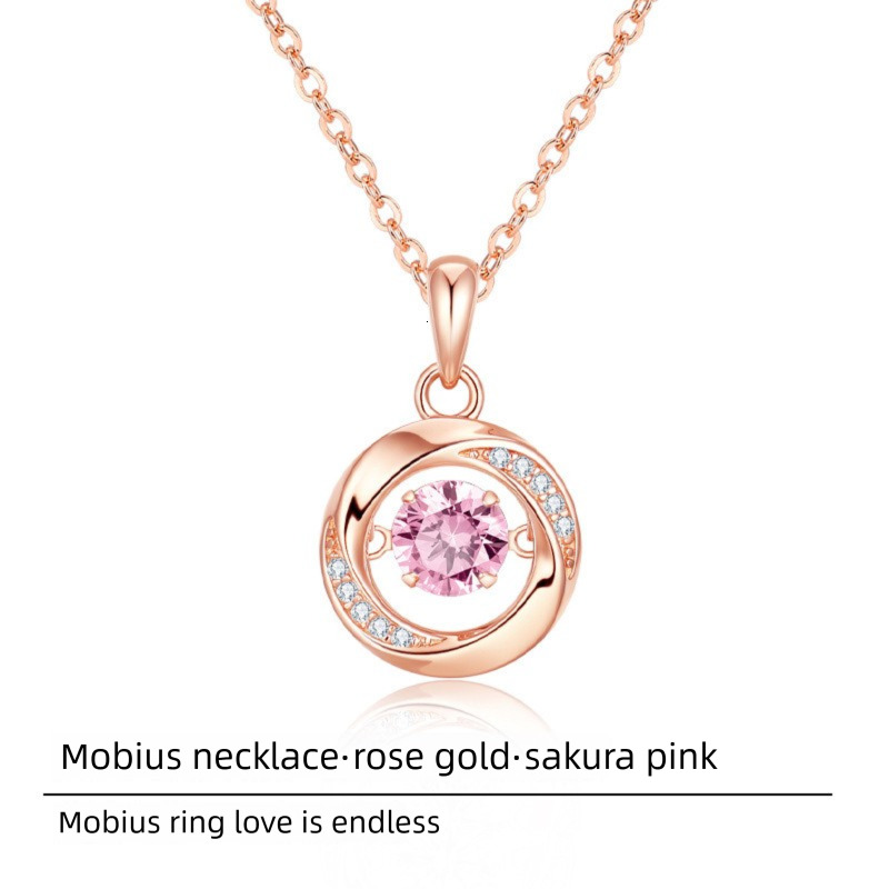 Mobius Flexible Necklace for Women, Fashionable Light Luxury New Style, Unique Design Jewelry, Birthday Gift for Girlfriend ddmytues