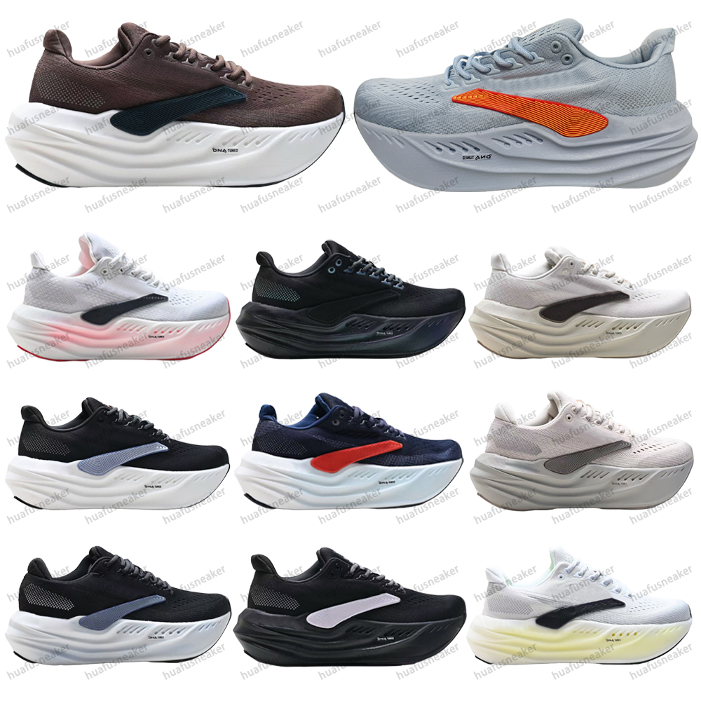 2025 Designer Glycerin Max Running Shoes High Propulsion Athletic Trainers Premium brookshoe breathable and lightweight Sneaker for Men and Women training shoes