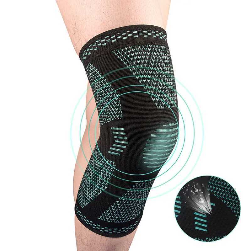 SKDK 1PC Gym Knee Pad Sports Safety Fitness Kneepad Elastic Knee Brace Support Gear Patella Running Basketball Volleyball Tennis C251013