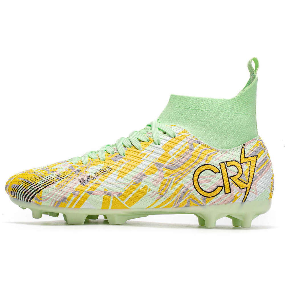 New Adult High-Top for Men Women, Youth Long Spikes and Short Spikes, Outdoor Competition Training Football Shoes