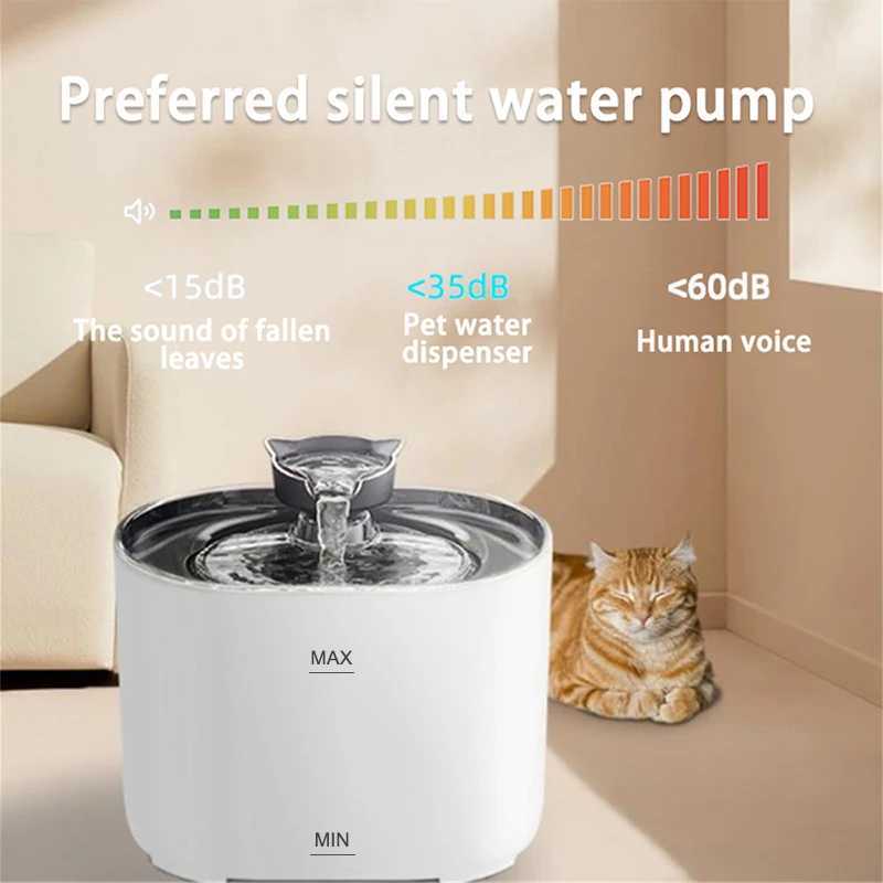 22L Intelligent Cat Water FountainPet Water Dispenser With FilterDog Drinking Fountain For CatsUltra Quiet Water Pump C251013