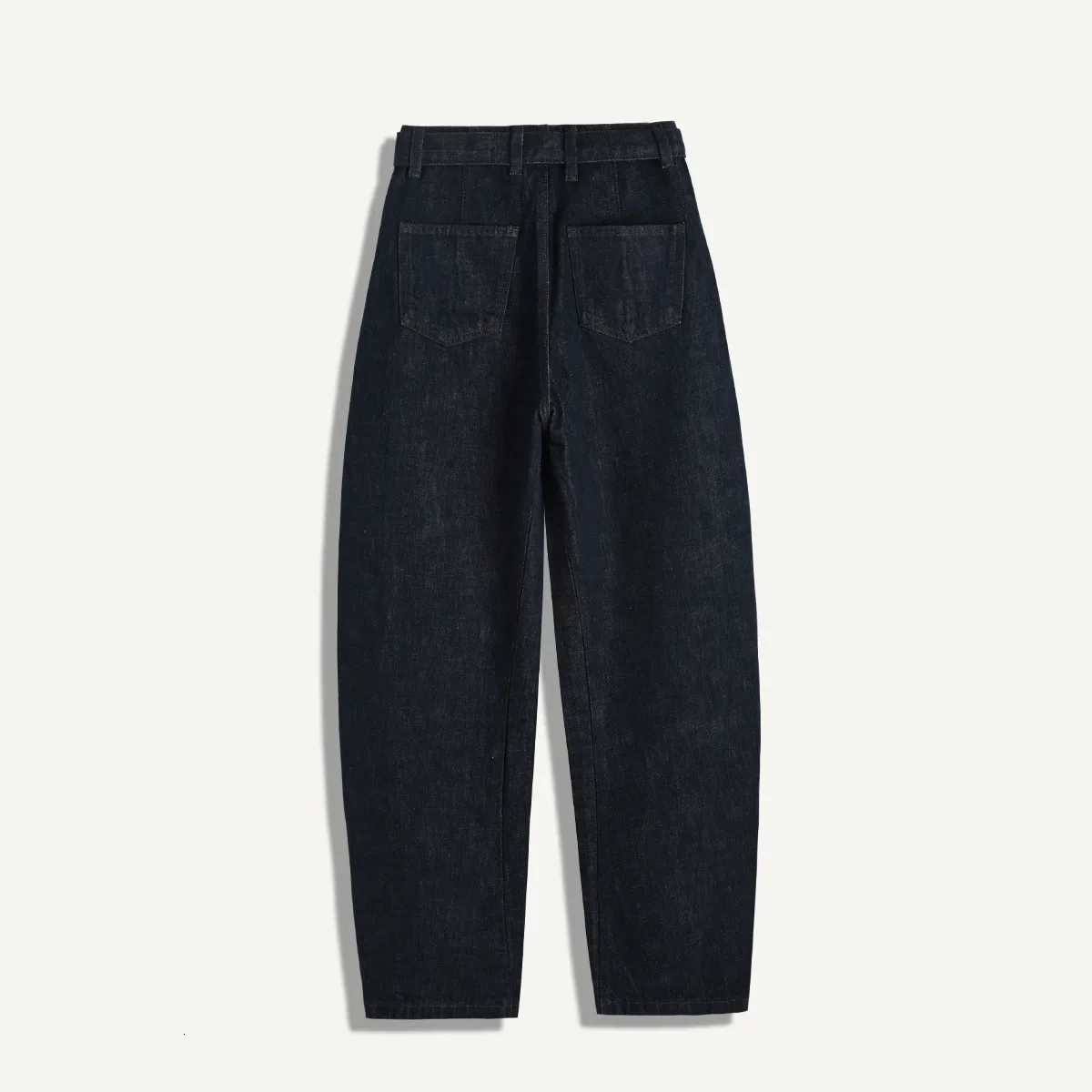 Lemair Denim Jeans Womens Highwaisted Widelegged Extralong Banana Pants Stereoscopic Cutting Summer Style C251013