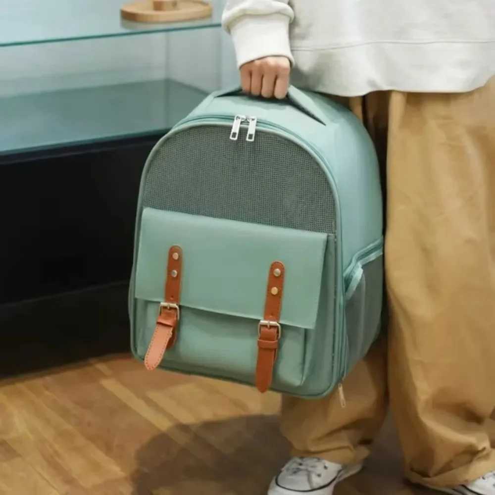 Pet Backpack Carrier Large Capacity Cats Backpacks Cat Boxes For Small Cats Dogs Simplicity Pets Backpack Adjustable Pets Bag C251013
