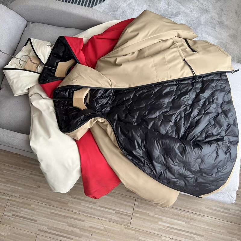 New Simple Casual Fashion Trench Coat Style Hooded Waist-Cinching Cotton Jacket For Women Trendy B5