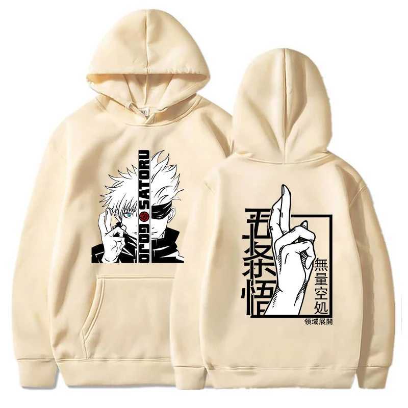 new Anime sweatshirt Cool Gojo Satoru Graphic Printing hoodies Mens womens Fashion Casual long sleeve Personalized pullover J251013