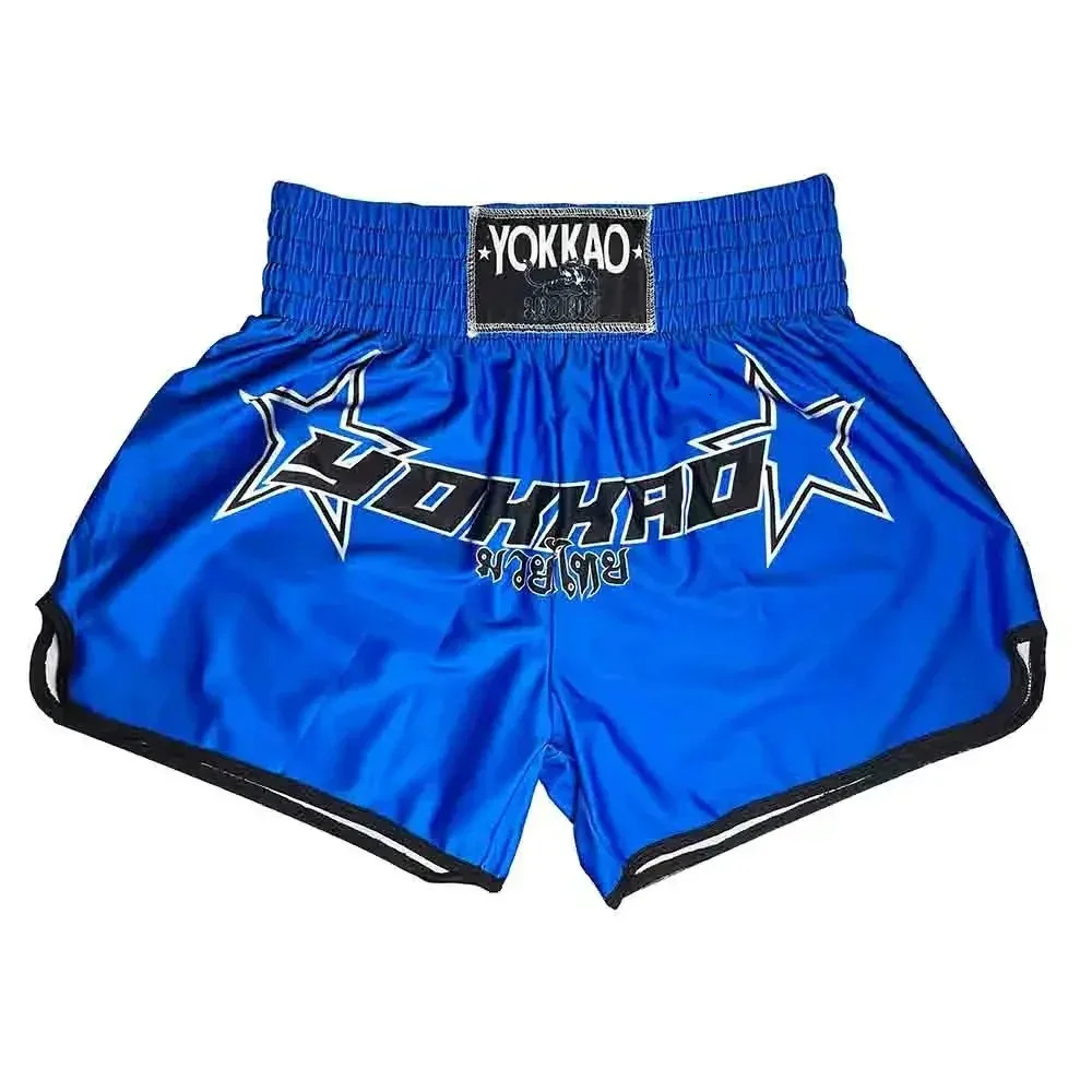 Boxing Muay Thai Shorts 3D Printed High Elastic Speed Dry Breathable Sanda Shorts Free Combat Pants MMA Boxing Trunks 251013
