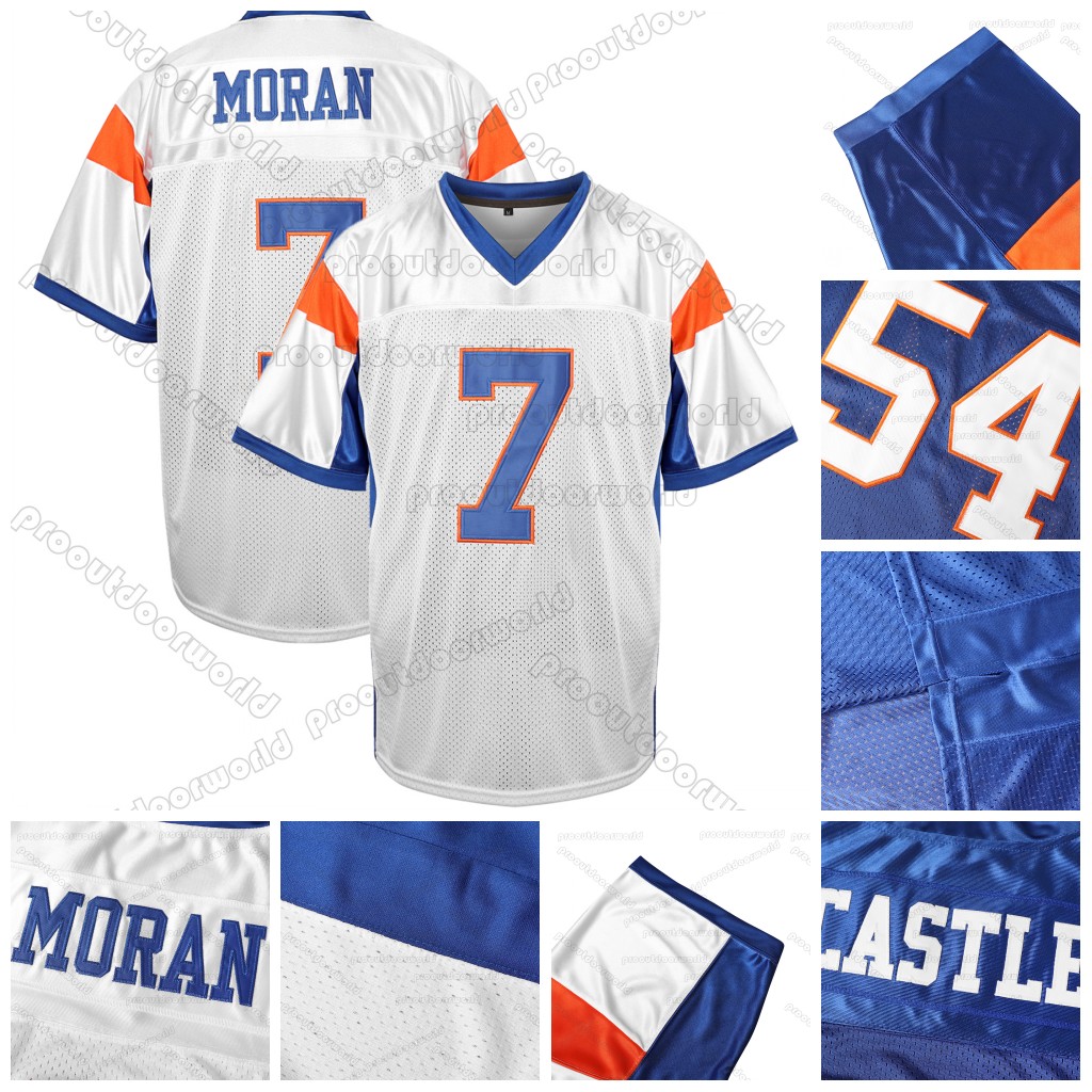 7 Alex Moran 2025 Jersey 54 Kevin Thad Castle Stitched Casual Wear Breakaway V-Neck Polyster