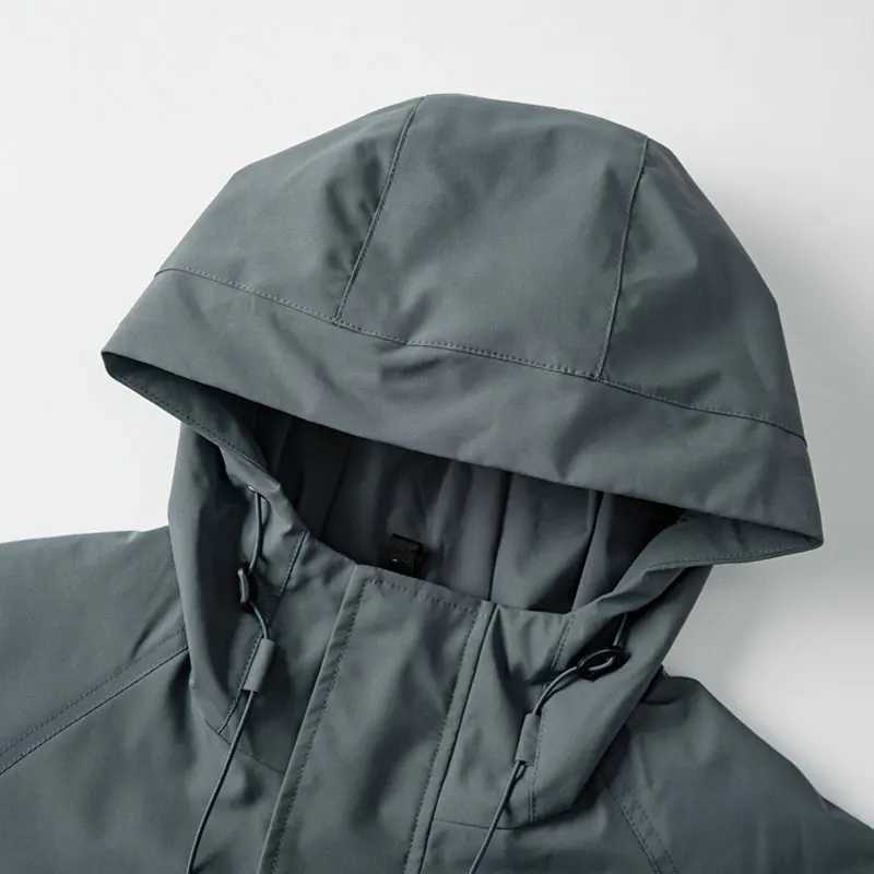 Outdoor Unisex Windproof Waterproof Spring Autumn Cam Fishing Hooded Sport Coat Running Hiking Coup Charge Y251013
