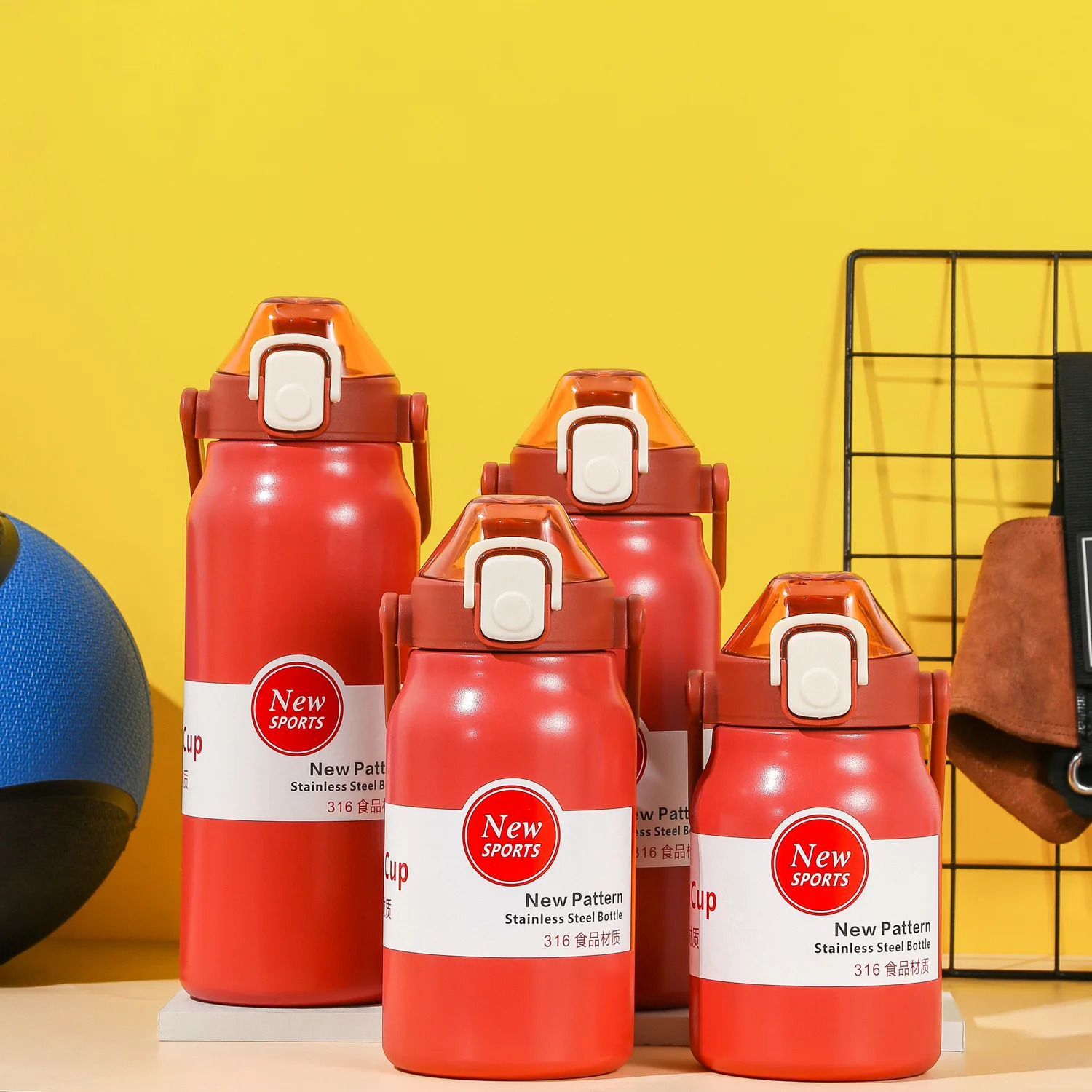 15L Large Capacity Thermos Water Thermo Bottle Stainless Steel Thermoses Portable Outdoor Cup With Straw Mug 251013 W260226