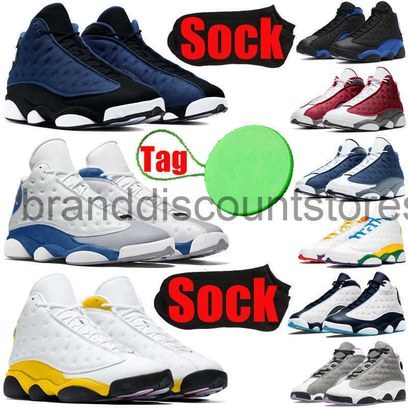 Outdoor Shoes Men Trainers Sports Sneakers With Sock Tag Brave French Blue Obsidian Flint Court Purple 13 13S Mens