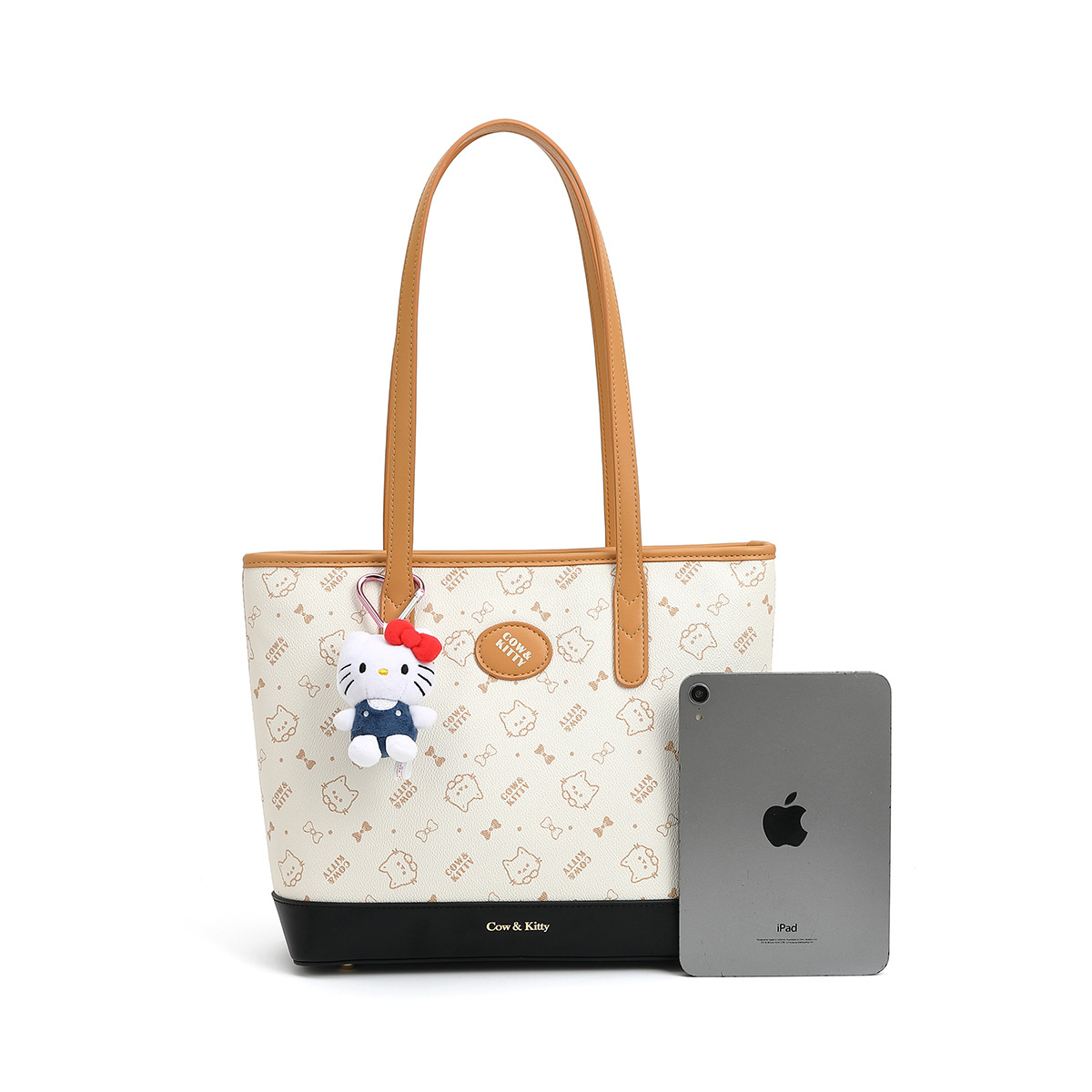 Cow & Kitty designer bag free shipping 2025 New Fashionable new trendy casual handbag large capacity commuting tote bag for woman