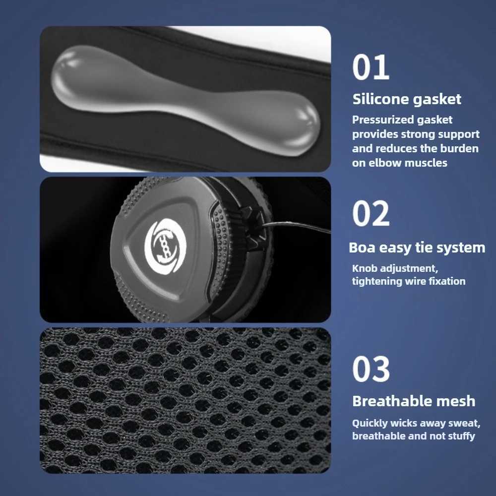 21PCS AdjustabLE Elbow Brace BreathabLE Arm Support Band Non Slip Elbow Strap Basketball Tennis Elbow Brace for Gym Sports C251013