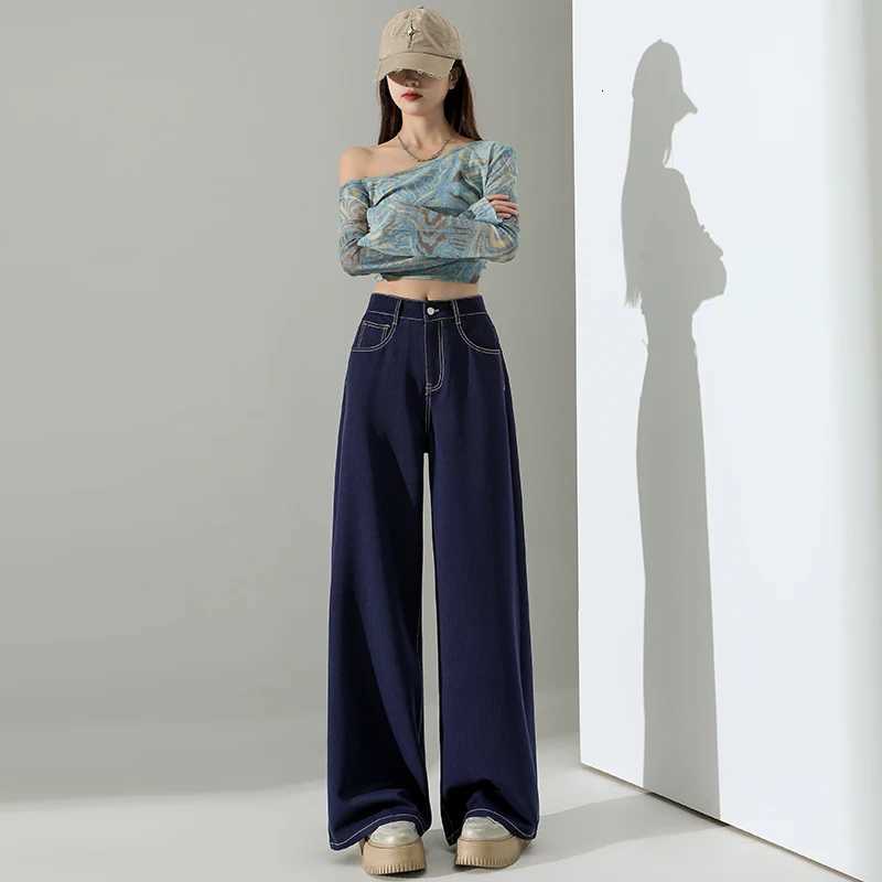 Casual High Waist Loose Straight Leg Jeans Women Fashion Comfort Stretchy Soft Denim Trousers Trendy y2k pantsT251013