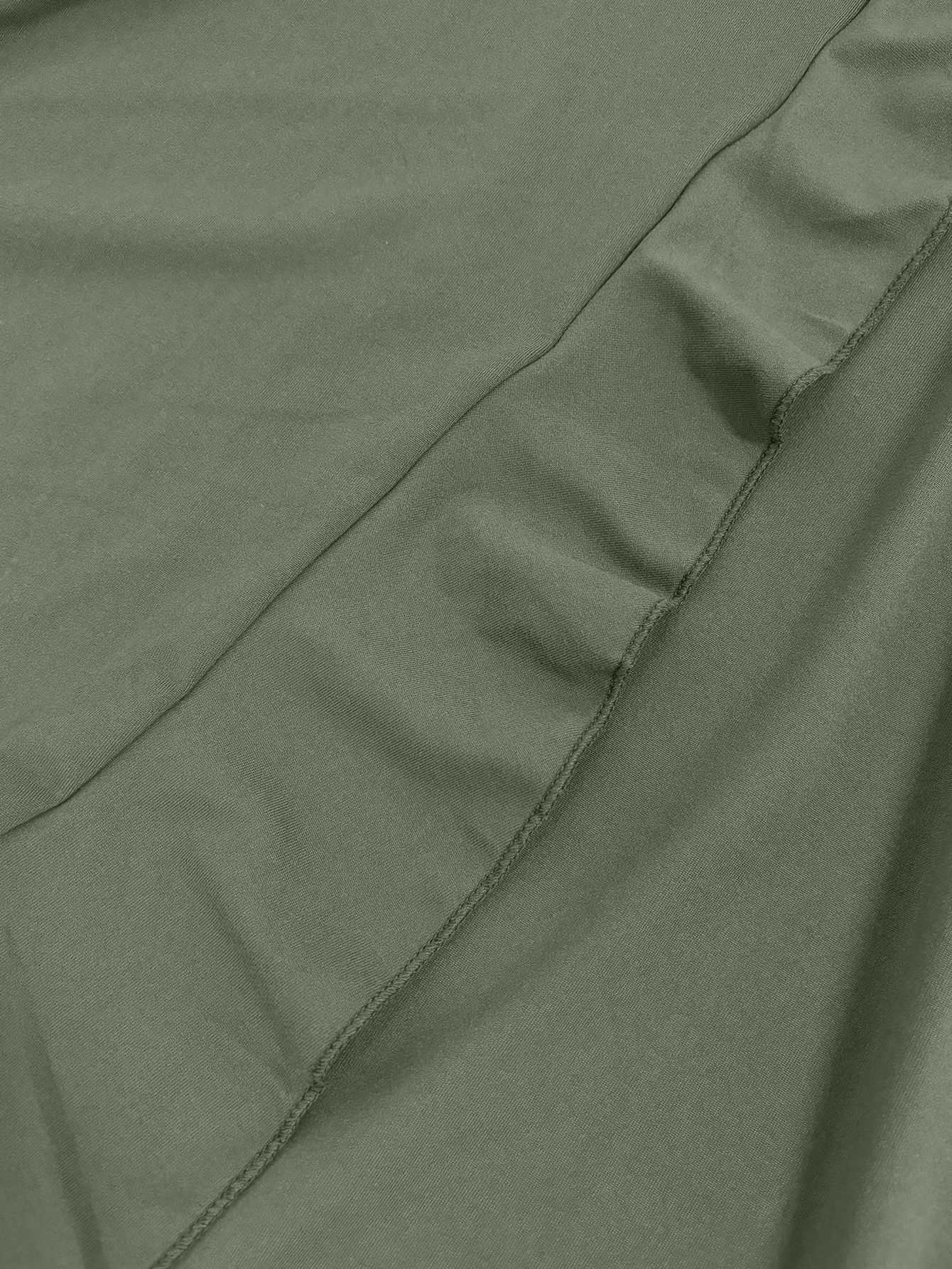 Women's Autumn Winter French - Style Elegant V - Neck Midi Dress - Versatile Minimalist Leaf - Print Slimming Dress-CF55116