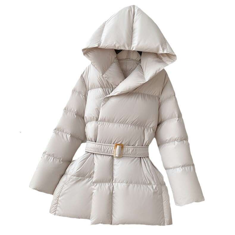 Winter New Fashion Trendy Design Sense Niche Waist-Cinching Slim Fit Thickened Warm Cotton Jacket B5