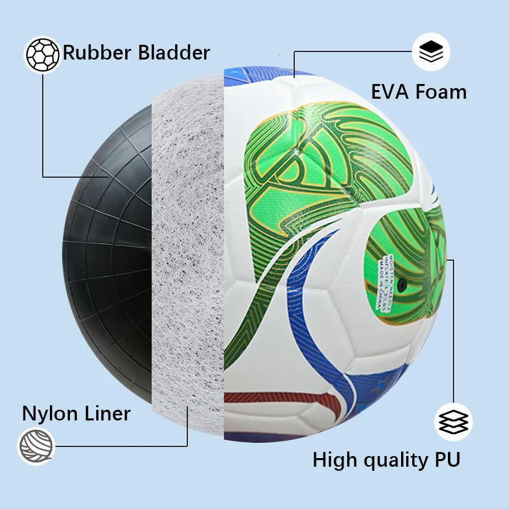 2026 High Quality Soccer Ball Official Size 5 PU Material Seamless Wear Resistant Match Training Football Futbol Voetbal Bola Z251013