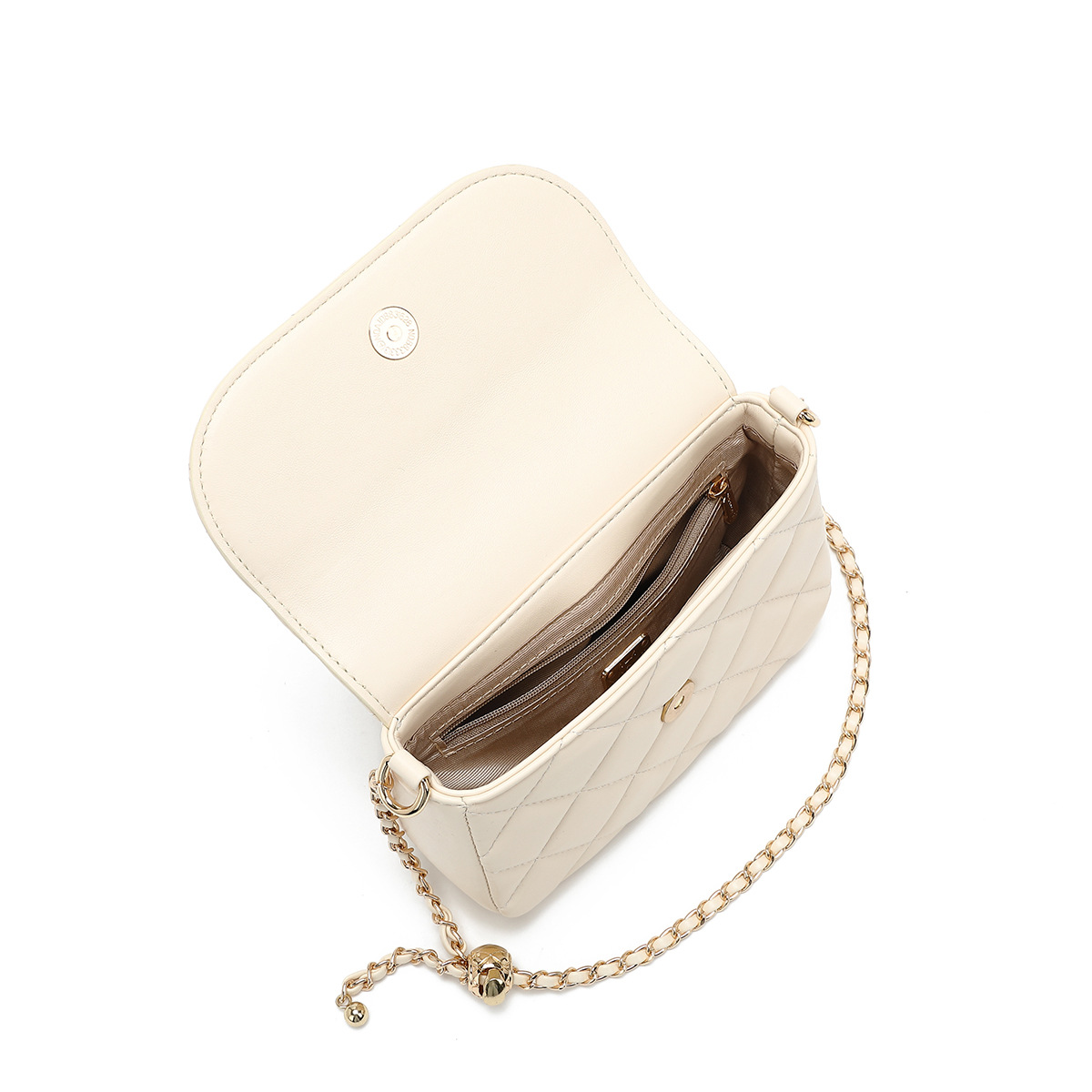 Cow & Kitty designer bag free shipping 2025 new diamond Lattice cross body bag fashionable and versatile light luxury chain small square bag for woman